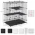 PawHut - cage rongeurs modulable 3 niveaux H.119 cm - noir