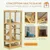 PawHut - 5-Level Rodent Cage with Accessories H.131cm - Bois naturel
