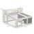 PawHut - clapier lapin design multi-portes - gris