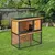 PawHut - Cage Lapin 2N 3 Portes Verrou - H.81 cm - Orange PawHut - Cage Lapin 2N 3 Portes Verrou - H.81 cm - Orange
