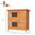 PawHut - Cage à Lapin Double Niveau Plateaux Coulissants H.90 cm