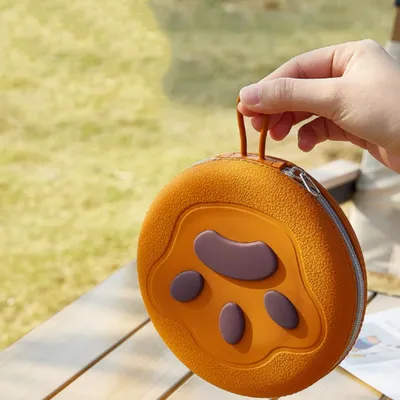 FurryFusion Bol en silicone pliable double pour chien de voyage