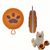 FurryFusion Bol en silicone pliable double pour chien de voyage