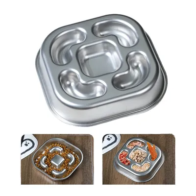 FurryFusion cuenco cuadrado para perros Slow Food