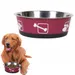 FurryFusion Bol rond en acier inoxydable pour chien
