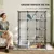PawHut - cage d'intérieur enclos pour chat - noir PawHut - cage d'intérieur enclos pour chat - noir