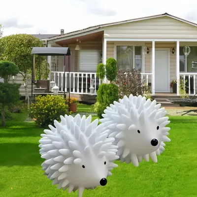 FurryFusion Jouet en caoutchouc hérisson pour chien