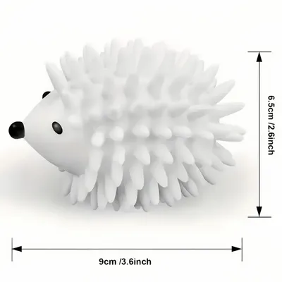 FurryFusion Jouet en caoutchouc hérisson pour chien