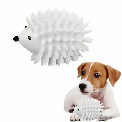 FurryFusion Jouet en caoutchouc hérisson pour chien FurryFusion Jouet en caoutchouc hérisson pour chien