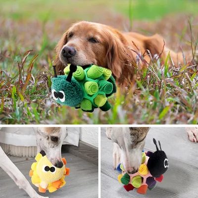 FurryFusion Jouet pour chien balle de nourriture cachée