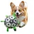 FurryFusion Ballon de football en PVC pour chien FurryFusion Ballon de football en PVC pour chien