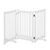 PawHut - barrière sécurité modulable pliable avec porte H.76 cm - blanc