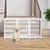 PawHut - barrière sécurité modulable pliable avec porte H.76 cm - blanc