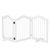 PawHut - Barrière Sécurité Modulable & Pliable H.61 cm - Blanc