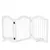 PawHut - Barrière Sécurité Modulable & Pliable H.61 cm - Blanc PawHut - Barrière Sécurité Modulable & Pliable H.61 cm - Blanc
