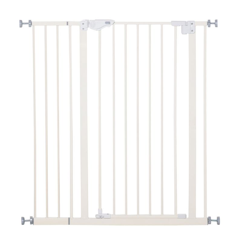 PawHut - Barrière sécurité réglable sans perçage - H.104.1 cm - blanc
