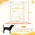 PawHut - Barrière Chien Extensible Double Verrouillage L.76-104 cm - Blanc