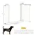PawHut - Barrière sécurité réglable 2 verrouillages H.76-103 cm - blanc
