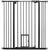 PawHut - barrière sécurité chien double verrouillage H.104 cm - noir