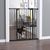 PawHut - barrière sécurité chien double verrouillage H.104 cm - noir