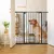 PawHut - barrière sécurité chien double verrouillage H.104 cm - noir PawHut - barrière sécurité chien double verrouillage H.104 cm - noir