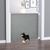 PawHut - Barrière Animaux Rétractable Automatique H.83 cm - Gris