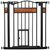 PawHut - Barrière sécurité animaux réglable H.74-80 cm - noir