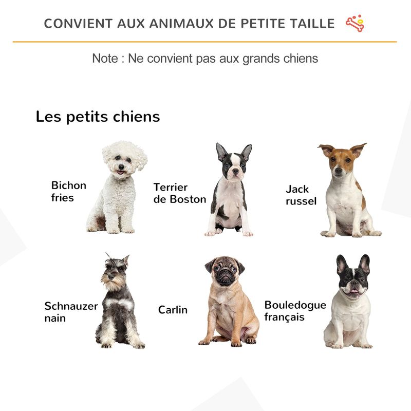 PawHut - Barrière modulable sécurité animaux H.61 cm - noir