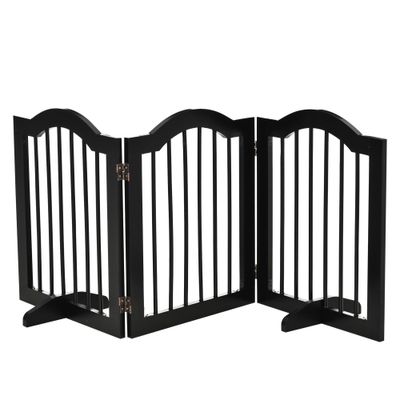 PawHut - Barrière modulable sécurité animaux H.61 cm - noir