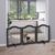 PawHut - Barrière modulable sécurité animaux H.61 cm - noir