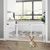 PawHut - Barrière Chien Autoportante Réglable H.71 cm - Blanc