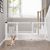 PawHut - Barrière Chien Autoportante Réglable H.71 cm - Blanc