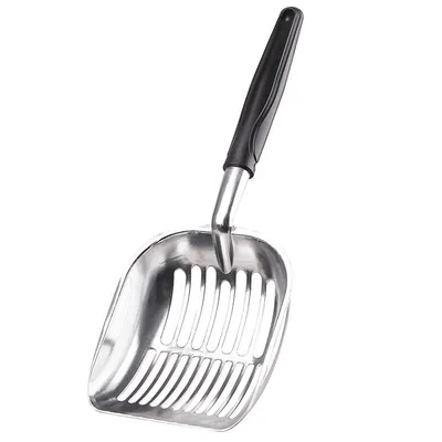 UAMLY Pelle à litière pour chat avec long manche en alliage d'aluminium