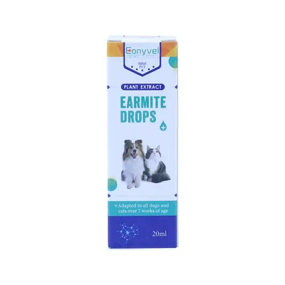 FurryFusion Gouttes contre les acariens des oreilles pour chats et chiens