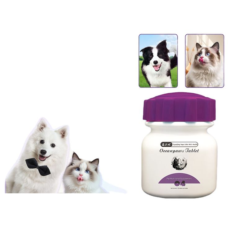 FurryFusion Comprimés d'huile de poisson pour chiens et chats