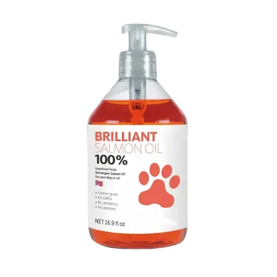 FurryFusion Huile de saumon pour chiens