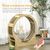 PawHut - roue d'exercice grattoirs pour chat H.94 cm - naturel