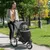 PawHut - Poussette Chien Pliable 1-Clic, Panier, Auvent Réglable - Gris PawHut - Poussette Chien Pliable 1-Clic, Panier, Auvent Réglable - Gris