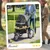 PawHut - Poussette Chien Pliable 1-Clic, Panier, Auvent Réglable - Gris PawHut - Poussette Chien Pliable 1-Clic, Panier, Auvent Réglable - Gris