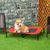 PawHut - Lit Camp Chien/Chat sur Pieds H.18 cm - Rouge
