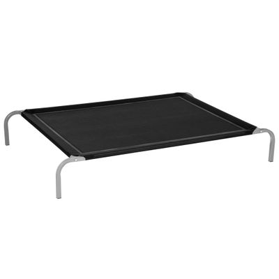 PawHut - Lit chien-chat XXL sur pied confort H.20 cm - noir
