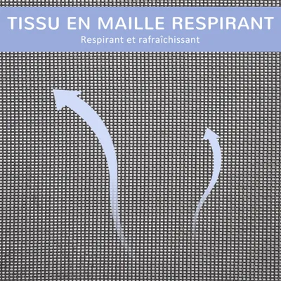 PawHut - Lit surélevé XXL pour animaux H.18 cm - Bleu