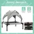 PawHut - Lit chien voile ombrage sac transport H.69.5 cm - gris