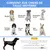 PawHut - lit chien surélevé appui-tête micro-perforé H.33 cm - noir PawHut - lit chien surélevé appui-tête micro-perforé H.33 cm - noir