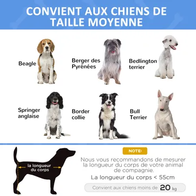 PawHut - lit chien surélevé appui-tête micro-perforé H.33 cm - noir PawHut - lit chien surélevé appui-tête micro-perforé H.33 cm - noir