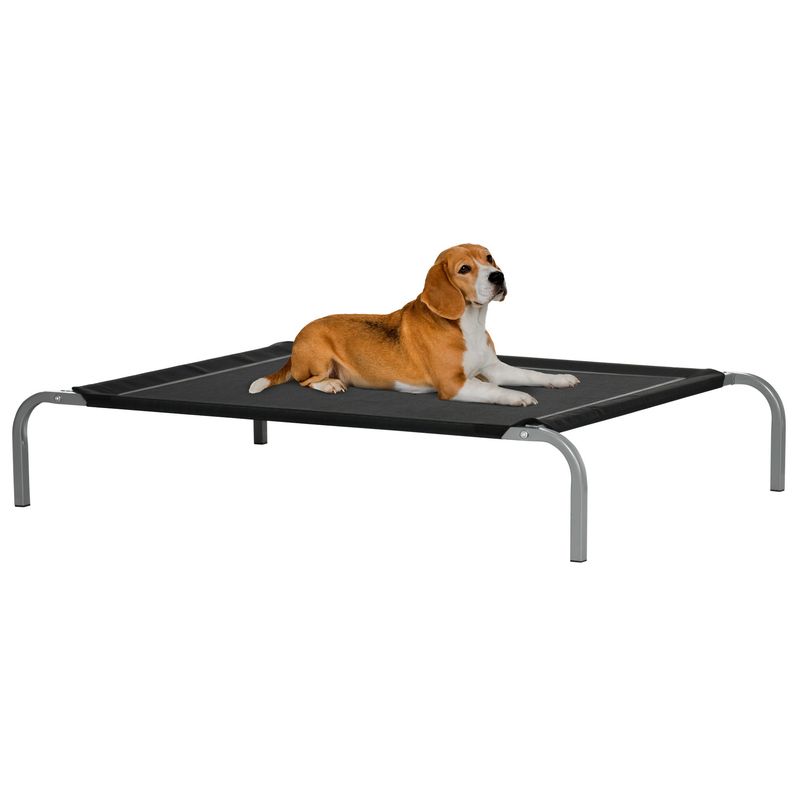 PawHut - Lit Chien/Chat XL Grand Confort H.20 cm - Gris