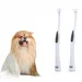 FurryFusion Lot de 2 brosses à dents pour chat et chien
