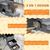 PawHut - escalier niche coffre 3en1 - gris