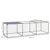 PawHut - Cage Poulailler Toit Verrouillable H.80 cm - argent