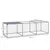 PawHut - Cage Poulailler Toit Verrouillable H.80 cm - argent